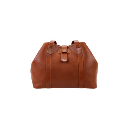 Serova  Brown Leather Tote Bag  Elegant Everyday Essential for Women